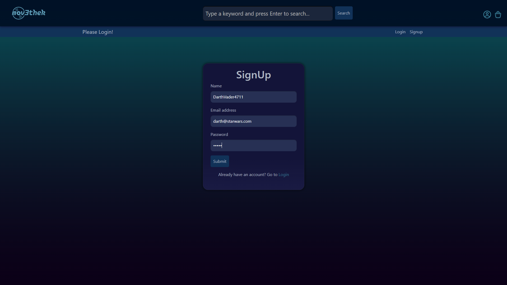 SignUp-Page