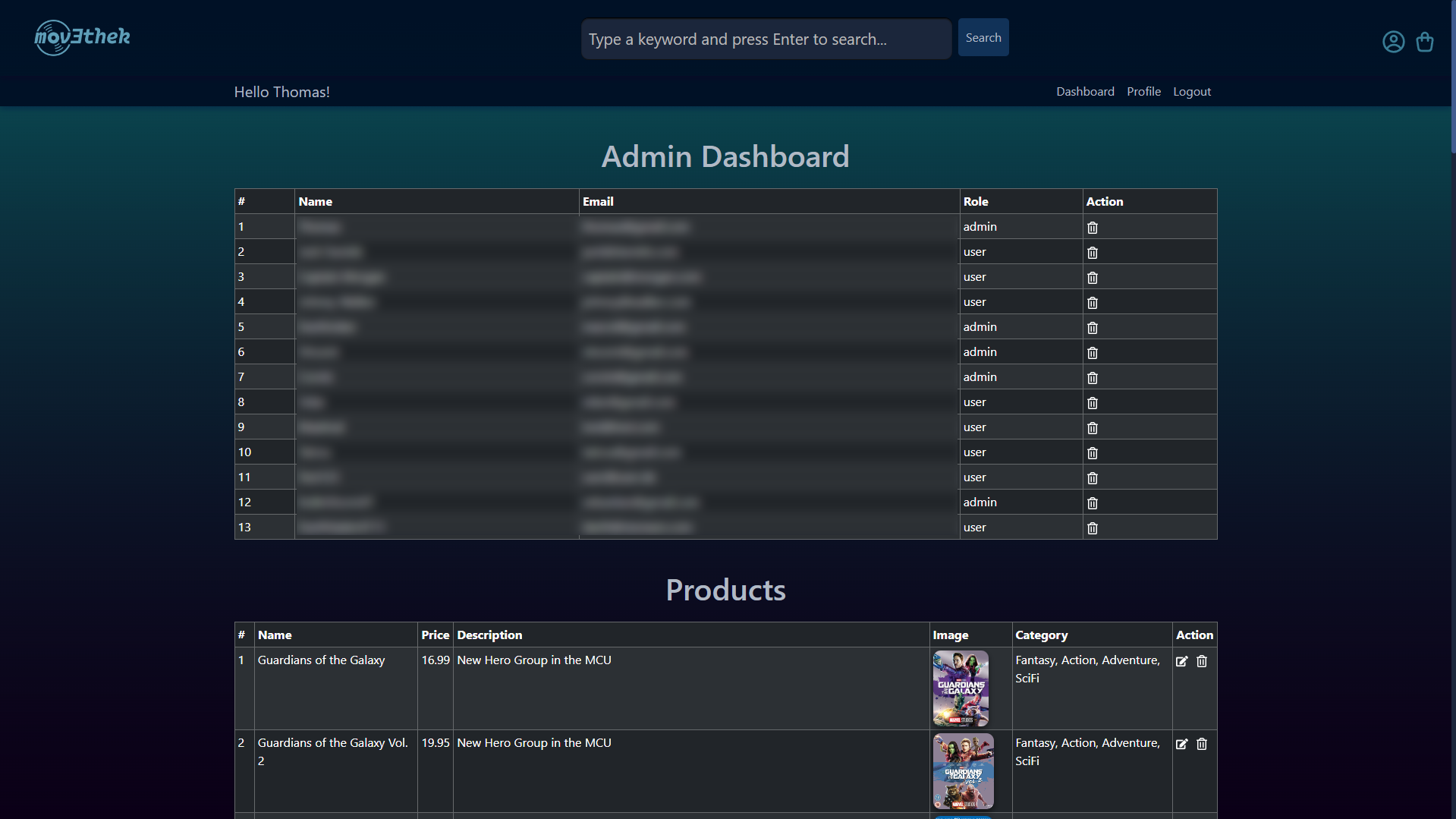 Admin-Dashboard
